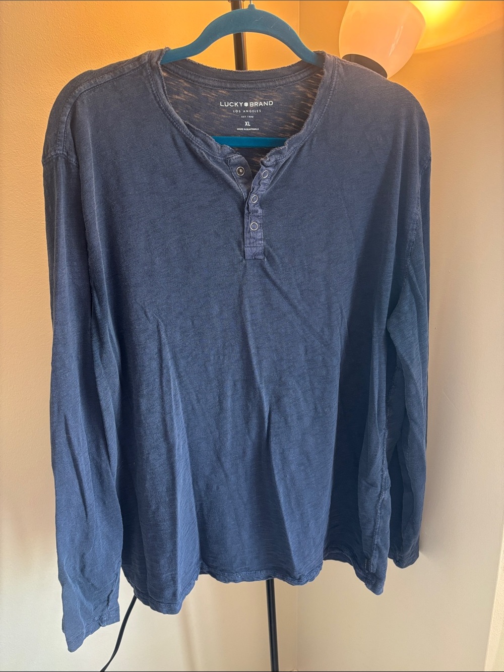 Lucky Brand Women’s Navy Blue Long-Sleeve